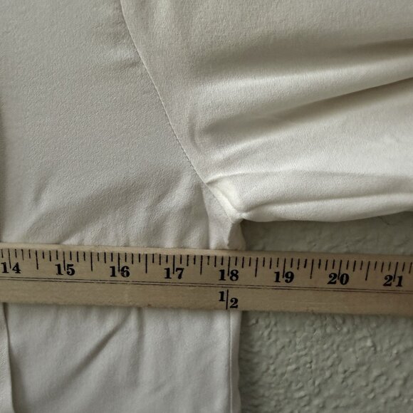 Frame Size M Le Tuxedo Silk Blouse Light Blush Pink Pinktuck Pleats Long Sleeves - Picture 6 of 7